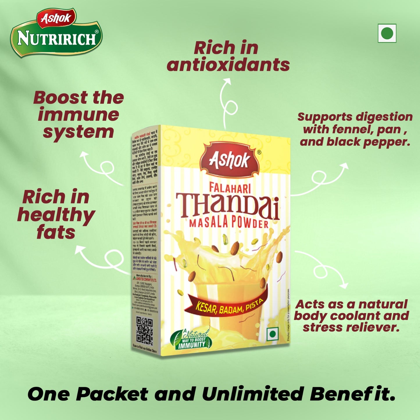 Thandai Combo ( Falahari Thandai + Pan Thandai + Traditional Thandai ) Pack Of 6