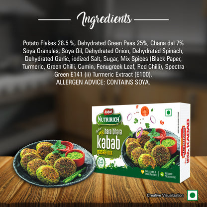 Ashok Nutririch Hara-Bhara Kabab Masala Mix 100g (Pack of 2)