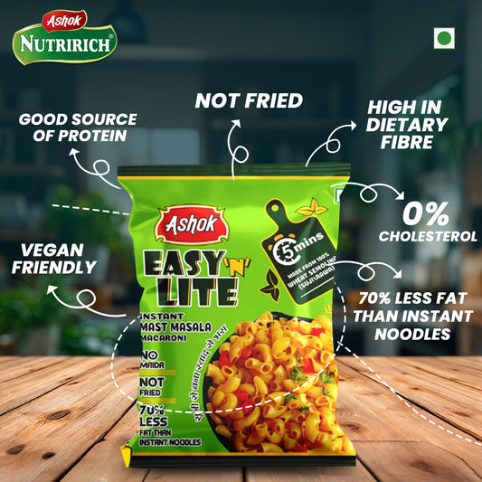 Easy'n'Lite Mast Masala Macaroni 65g Buy 6 get 6 Free