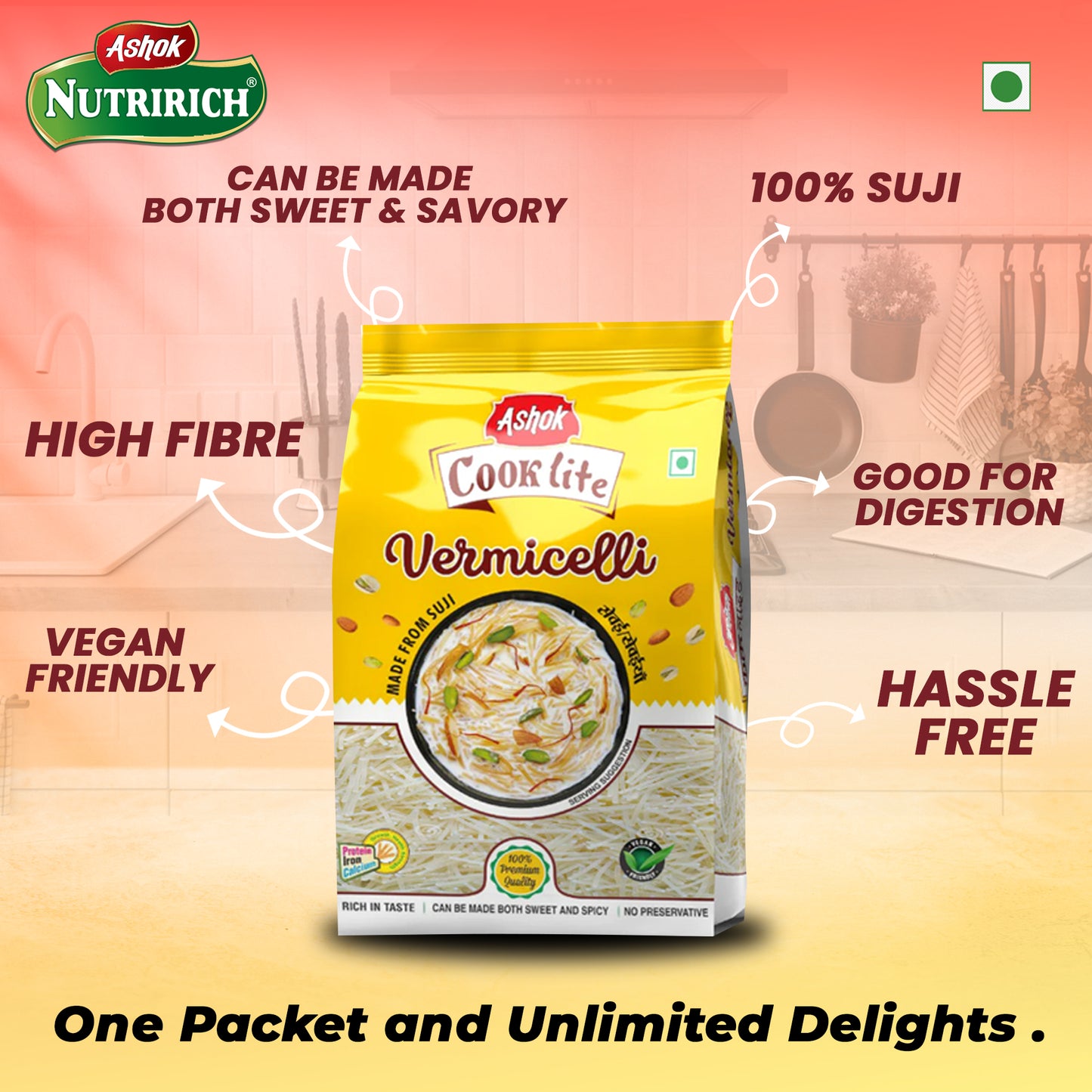 Ashok Cooklite Suji Vermicelli