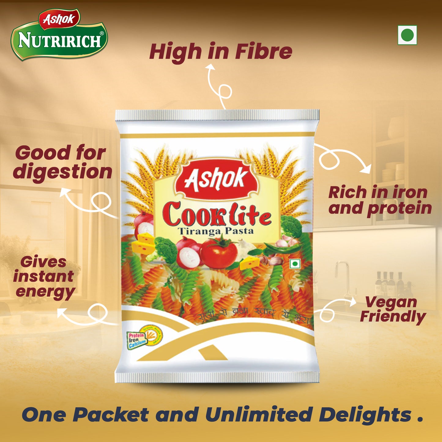 Ashok Cooklite Tiranga Pasta