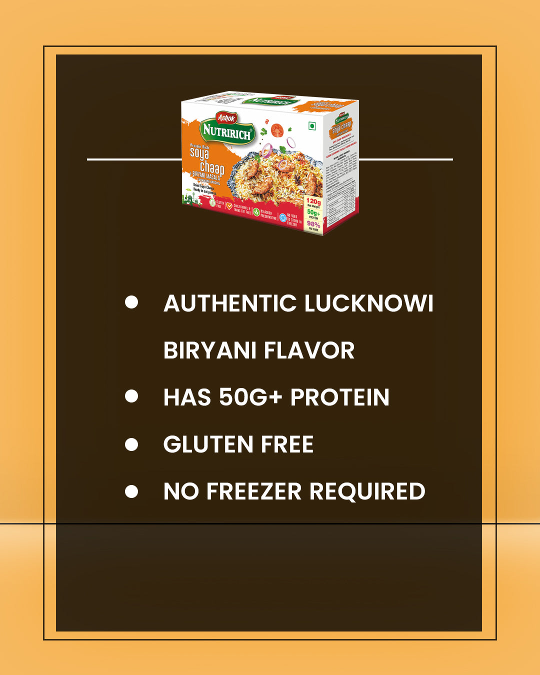 Soya Chaap with Biryani Masala 120g (Pack of 2)  Zero Maida