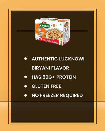 Soya Chaap with Biryani Masala 120g (Pack of 2)  Zero Maida