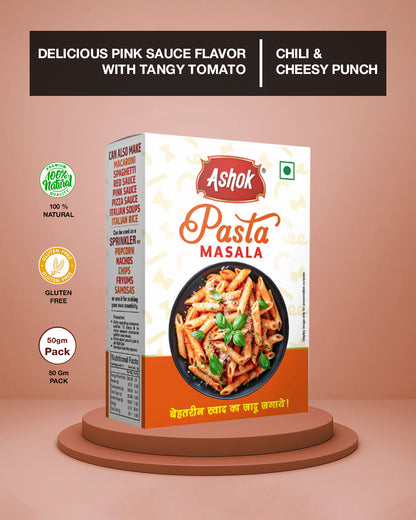 Ashok Macaroni/ Pasta Masala, 50 gm (Pack of 4)
