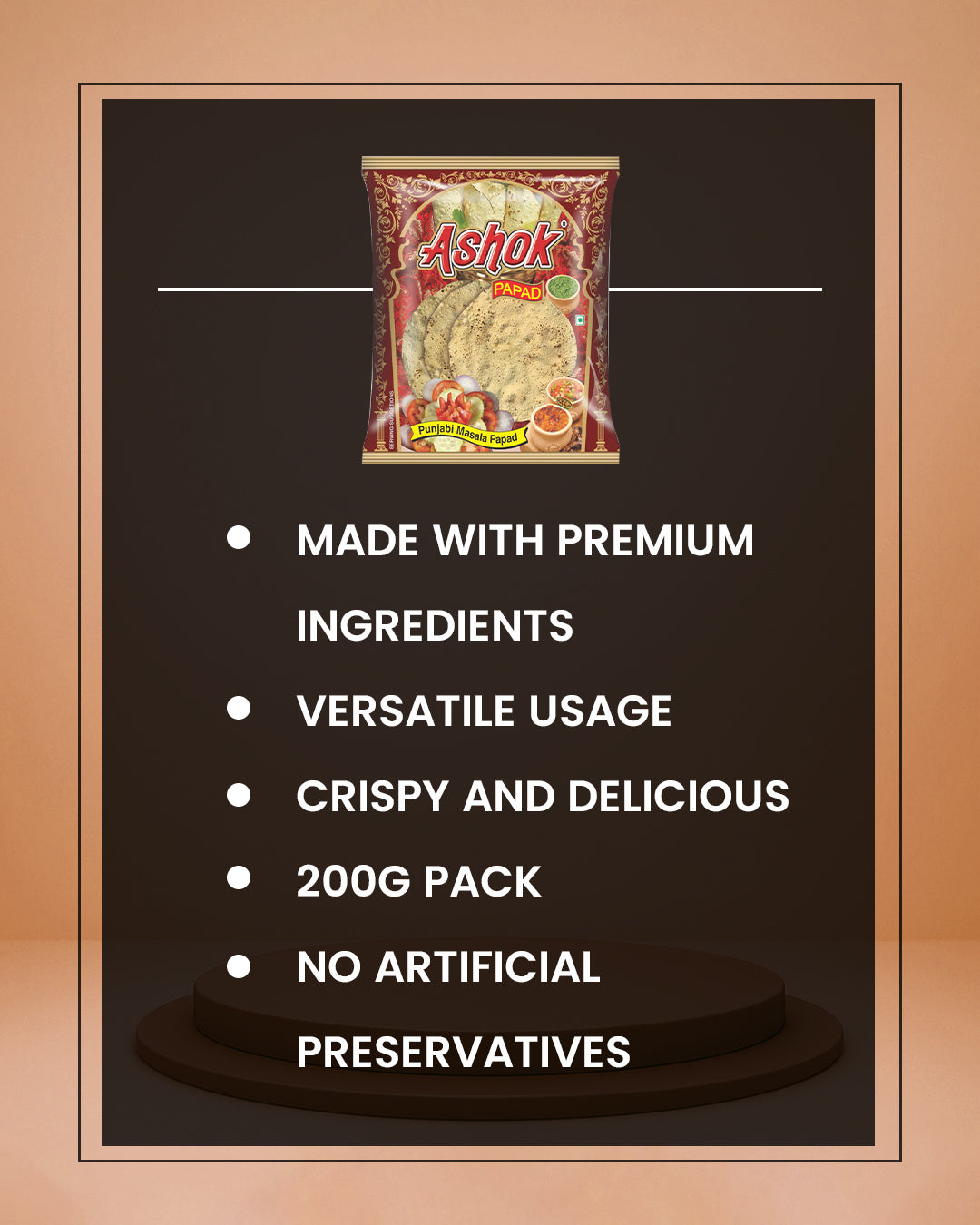 Ashok Special Small Papad 200g