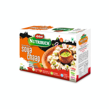 Ashok Biryani Soya chaap 120g Pack of 2 + 120g Malai Soya Chaap Pack of 2 Combo  Zero Maida