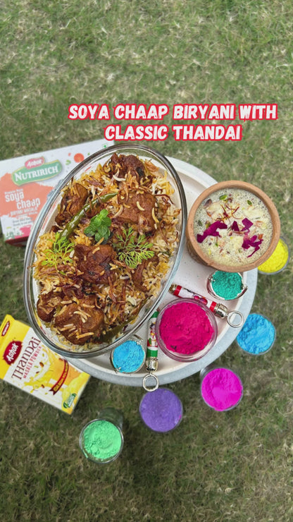 Soya Chaap with Biryani Masala 120g (Pack of 2)  Zero Maida