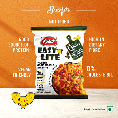 Easy'n'Lite Combo Pack , Mast Masala Macaroni & Magic Masala Macaroni 65g (Buy 6 get 6 free)
